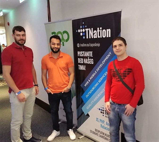 TNation employees at IT conference - ITkonekt