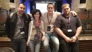 TNation employees on BelgradeTest conference