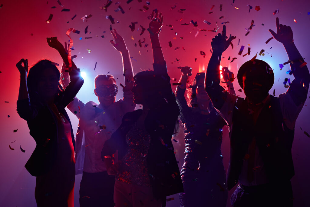 people partying, anniversary