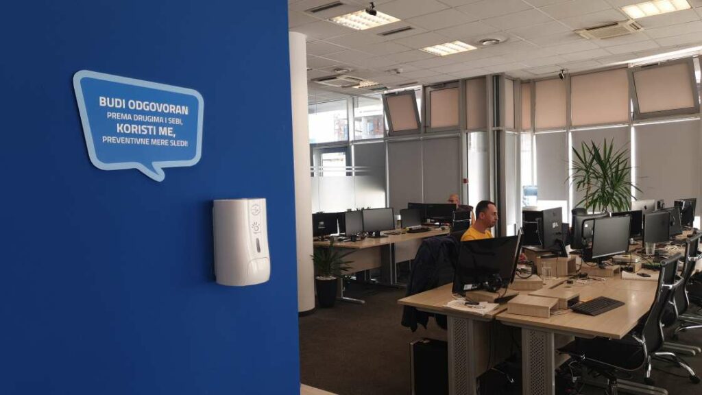 Tnation office during coronavirus outbreak
