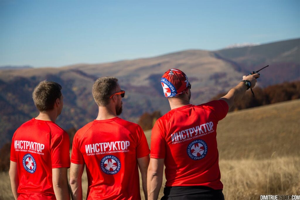 mountain rescue service serbia, instructors