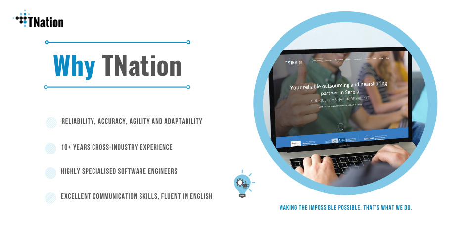TNation as Reliable Outsourcing and Nearshoring Partner in Serbia