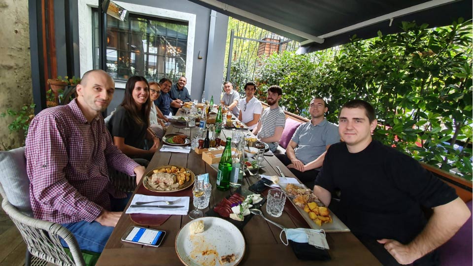 Visit from a Danish client