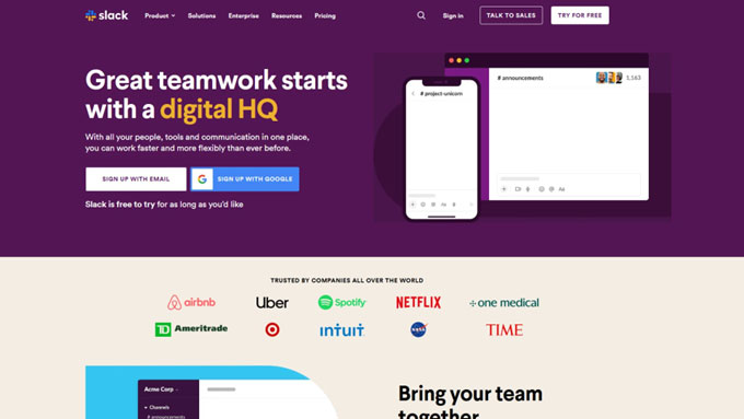 Most Popular Enterprise Application Example
