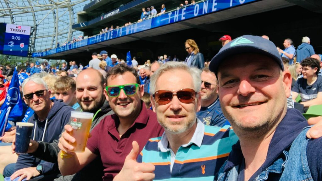 Ragbi utakmica izmedju irskog Leinster rugby i francuskog Stade Toulousain tima